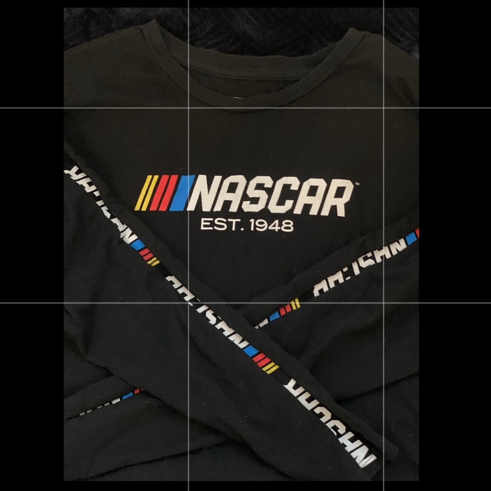 Nascar crop top.